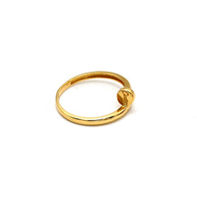 خاتم أظافر من الذهب الحقيقي (مقاس 4.5) 0851/3 R2114 GZCR