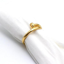 Real Gold GZCR Nail Plain Ring 0851/3 (SIZE 8) R1939