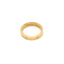Real Gold GZCR Plain Ring 4 MM 0211/6 (SIZE 6) R1954