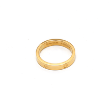 Real Gold GZCR Plain Ring 4 MM 0211/6 (SIZE 7.5) R2058