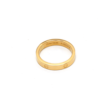 Real Gold GZCR Plain Ring 4 MM 0211/6 (SIZE 7) R1952
