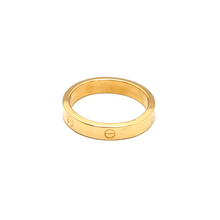 Real Gold GZCR Plain Ring 4 MM 0211/6 (SIZE 5.5) R1955