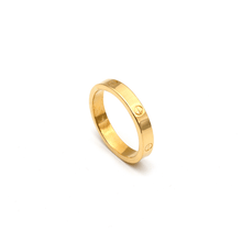 Real Gold GZCR Plain Ring 4 MM 0211/6 (SIZE 7) R1952