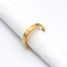 Real Gold GZCR Plain Ring 4 MM 0211/6 (SIZE 5) R1956