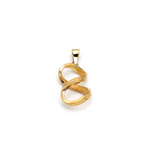 Real Gold Twisted Maze Hoop Pendant 3324/1/P P 1825
