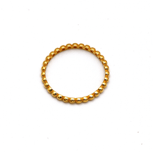 Real Gold Plain Bubble Ring 5834 (Size 5.5) R1975