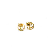 Real Gold lV Small Round Fine Earring Set 0303/1PK E1787