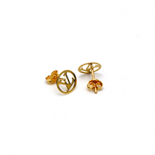 Real Gold lV Small Round Fine Earring Set 0303/1PK E1787