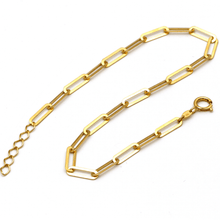 Real Gold Paper Clip S Bracelet 1254/XXI (17 CM) BR1707