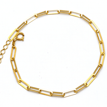 Real Gold Paper Clip S Bracelet 1254/XXI (17 CM) BR1707