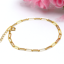 Real Gold Paper Clip S Bracelet 1254/XXI (17 CM) BR1707