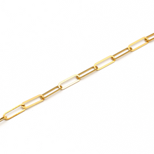 Real Gold Paper Clip M Bracelet 1320 (19 C.M) BR1473