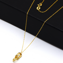 Real Gold TF Hardware Necklace 4646 CWP 1835