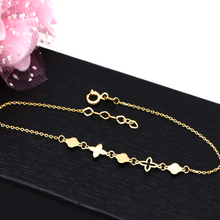 Real Gold Flower Bracelet 0132 BR1482