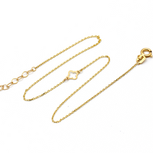 Real Gold Single Square Anklet 0150 A1041