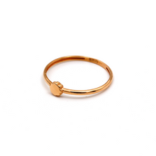 Real Gold Sun Rose Gold Ring (SIZE 7.5) R1447 - 18K Gold Jewelry