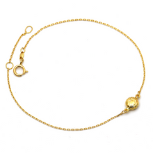 Real Gold Glittering Button Bracelet 0222/VI BR1396