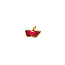 Real Gold Butterfly Pendant 0154 K1093 - 18K Gold Jewelry