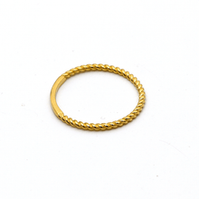 Real Gold Rope Twisted Ring 6590 (SIZE 6) R1605