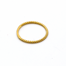 Real Gold Rope Twisted Ring 6590 (SIZE 10) R2339