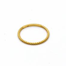 Real Gold Rope Twisted Ring 6590 (SIZE 9) R1929