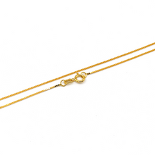 Real Gold Solid Box Chain 2484 (45 C.M) CH1168