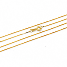 Real Gold Solid Box Chain 2484 (45 C.M) CH1168