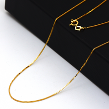 Real Gold Solid Box Chain 2484 (50 C.M) CH1167