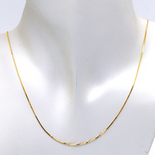 Real Gold Solid Box Chain 2484 (50 C.M) CH1167