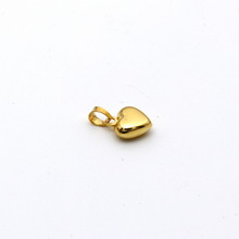Real Gold Small 3D Heart Pendant 2553 P 1689