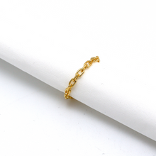 Real Gold Cable Twisted Unisex Ring 7043 (SIZE 8.5) R2191