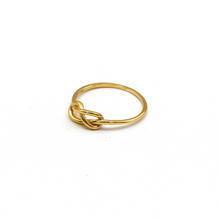 Real Gold Plain Knot Ring 6383 (SIZE 8.5) R2078