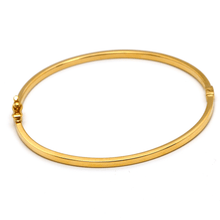 Real Gold Plain Bangle 55 MM 0477 (SIZE 14) BA1432