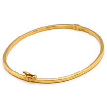 Real Gold Plain Bangle 58 MM 0477 (SIZE 16) BA1331