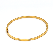 Real Gold Plain Bangle 63 MM 0477 (SIZE 19) BA1434