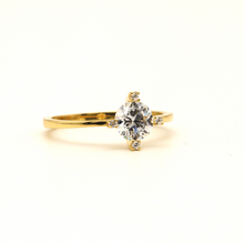 Real Gold Solitaire Ring 0056 (SIZE 10) R2308