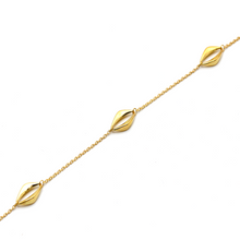 Real Gold 3D Sea Shell Bracelet 4048 BR1407