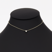 Real Gold Close Back Fixed Stone Necklace 3364 N1302