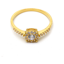 Real Gold Luxury Stone Ring 5405 (SIZE 9) R2259