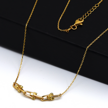 Real Gold GZTF Hardware Chain Necklace 6637 N1340