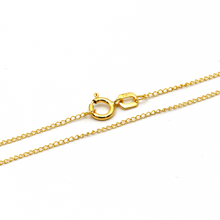 Real Gold Baby Curb Chain Necklace DKTHH/20 0568 (50 C.M) CH1082