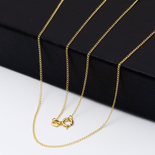 Real Gold Baby Curb Chain Necklace DKTHH/20 0568 (50 C.M) CH1082