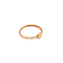 Real Gold Star Rose Gold Ring (SIZE 7.5) R1486 - 18K Gold Jewelry