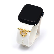 Real Gold Apple Watch Gold Accessory 21 M.M With Hanging 3D Heart 2368 GZA 1001