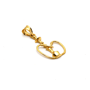 Real Gold Shisha Pendant GL1364 P 1691