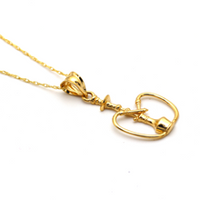 Real Gold Shisha Necklace GL1364 CWP 1691