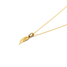 Real Gold Angel Wing Necklace 0196 CWP 1857