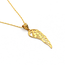 Real Gold Wing Necklace GL1066 CWP 1699