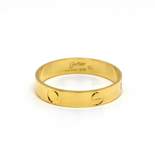 Real Gold GZCR Solid Plain Ring 4 MM 0211 (SIZE 8) R2163