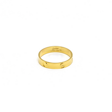Real Gold GZCR Solid Plain Men Ring 4 MM 0211 (SIZE 11) R2315